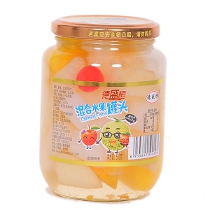 500克混合水果罐頭
