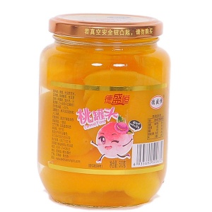 500克桃罐頭